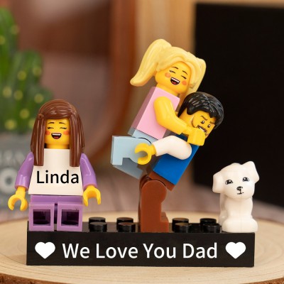 Personalised Tiny Name Figure For Father's Day Gift Ideas