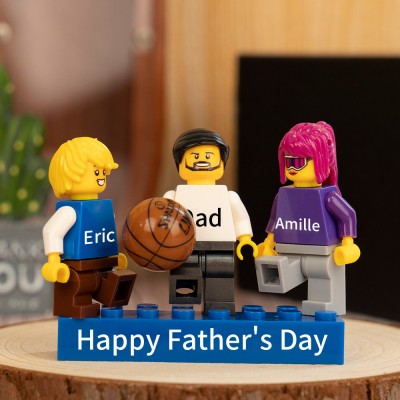 Personalised Tiny Name Figure For Father's Day Gift Ideas