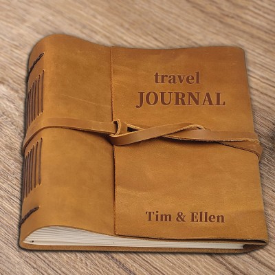 Personalised Leather Photo Scrapbook Album For Valentine's Day Anniversary Wedding Gift Ideas