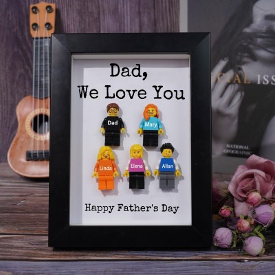 Personalised Dad Kid Figures For Father's Day Gift