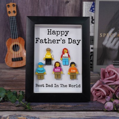 Personalised Dad Kid Figures For Father's Day Gift