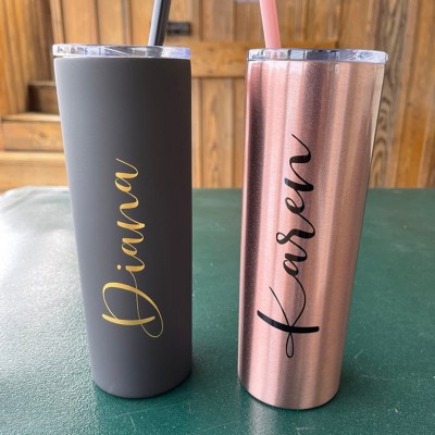 Personalised Bridesmaid Tumbler Bachelorette Favor Party Gift