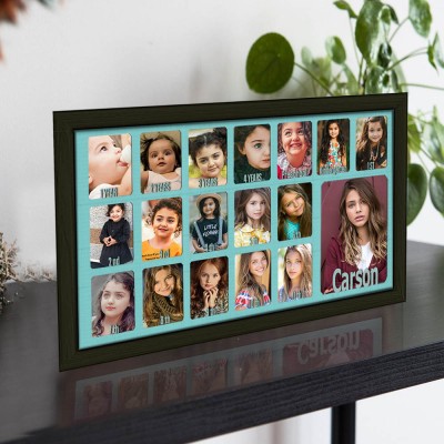 Personalised 3D School Years Photo Frame Display Board Gifts For Girl