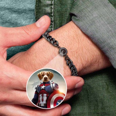 Personalised Memorial Photo Projection Bracelet