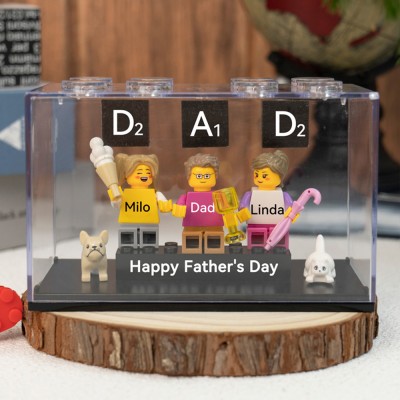 Personalised Tiny Figure With Box For Dad Father's Day Gift Ideas