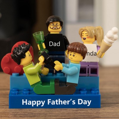 Personalised Tiny Name Figure For Father's Day Gift Ideas