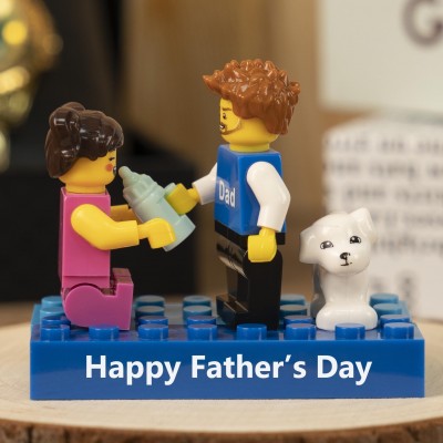 Personalised Tiny Name Figure For Father's Day Gift Ideas
