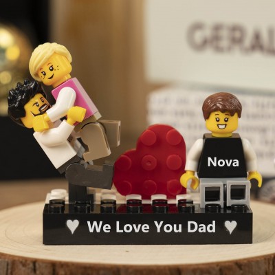 Personalised Tiny Name Figure For Father's Day Gift Ideas