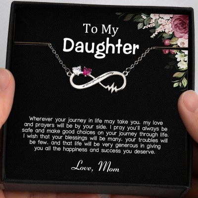 Personalised To My Daughter From Mum Infinity Necklace