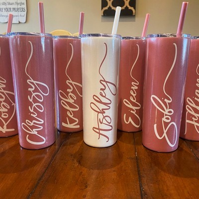 Personalised Bridesmaid Tumbler Bachelorette Favor Party Gift