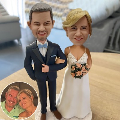 Custom Bobble Head Couple Anniversary Wedding Gift Ideas