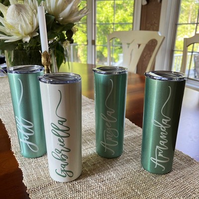 Personalised Bridesmaid Tumbler Bachelorette Favor Party Gift
