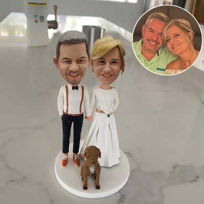 Custom Bobble Head Couple Anniversary Wedding Gift Ideas