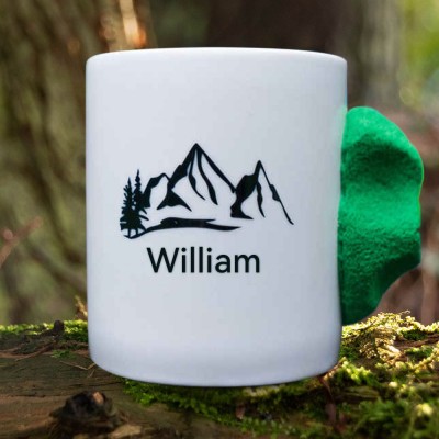 Custom Rock Climbing Camping Mug