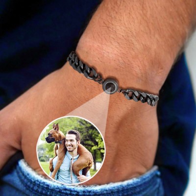 Personalised Memorial Photo Projection Bracelet