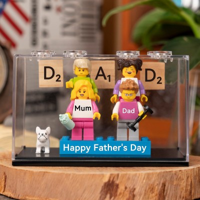 Personalised Tiny Figure With Box For Dad Father's Day Gift Ideas