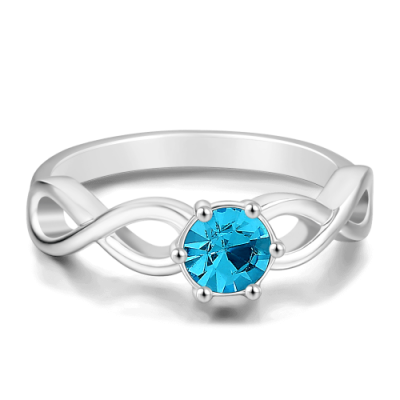 Personalised Birthstone Ring