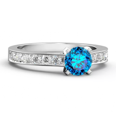 Personalised Birthstone Promise Ring