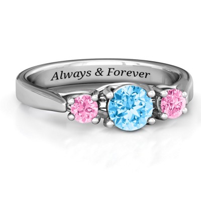 Promise Personalized Birthstone Ring