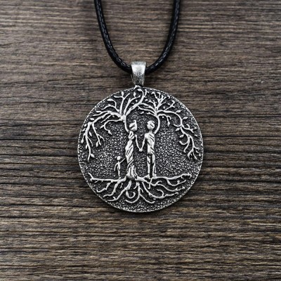Parents & Child'tree Of Life' Pendant Necklace