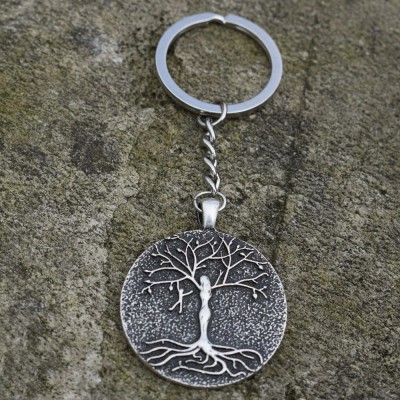 Mum & 1 Playful Child 'tree Of Life' Pendant