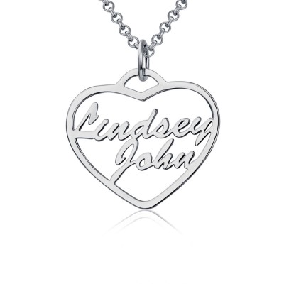 Heart Name Necklace