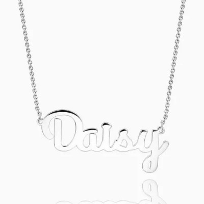 "Daisy" Style Personalized Name Necklace