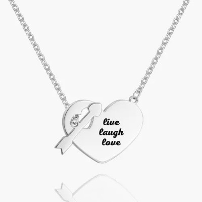 Engraved Hang Tag Necklace