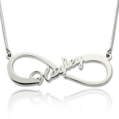 Personalised Single Names Infinity Necklace