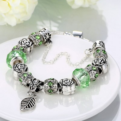 Green Leaf Bracelet