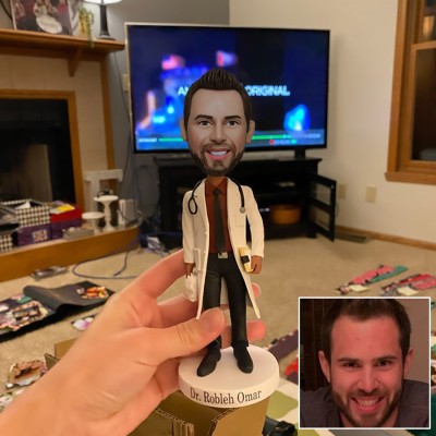 Custom Doctor Bobblehead For Man Gift