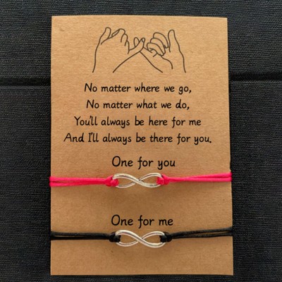 Personalised Best Friend Sister Friendship Bracelets For 2