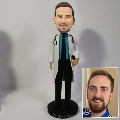 Custom Doctor Bobblehead For Man Gift