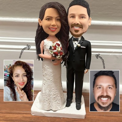 Custom Bobble Head Couple Anniversary Wedding Gift Ideas