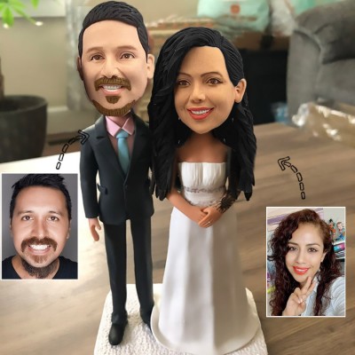 Custom Bobble Head Couple Anniversary Wedding Gift Ideas