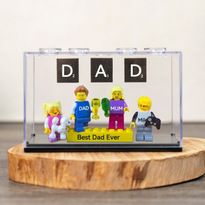 Personalised Tiny Figure With Box For Dad Father's Day Gift Ideas