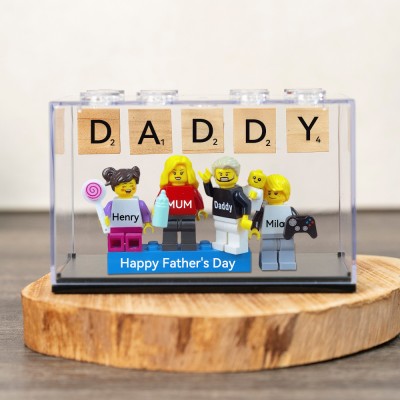 Personalised Tiny Figure With Box For Dad Father's Day Gift Ideas