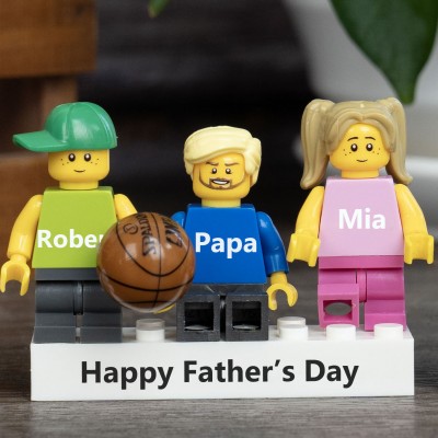 Personalised Tiny Name Figure For Father's Day Gift Ideas