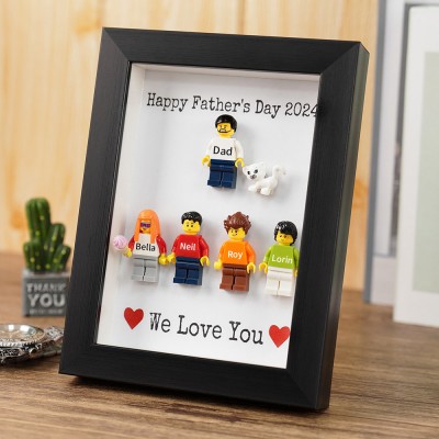 Personalised Dad Kid Figures For Father's Day Gift