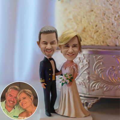Custom Bobble Head Couple Anniversary Wedding Gift Ideas