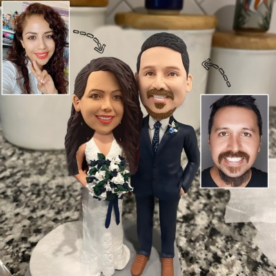Custom Bobble Head Couple Anniversary Wedding Gift Ideas
