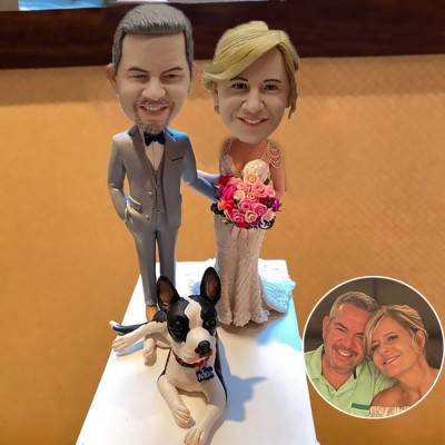 Custom Bobble Head Couple Anniversary Wedding Gift Ideas