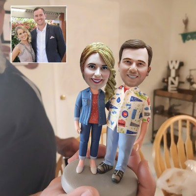 Custom Bobble Head Couple Anniversary Wedding Gift Ideas