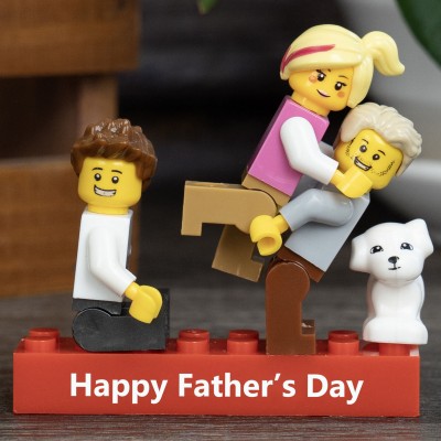 Personalised Tiny Name Figure For Father's Day Gift Ideas