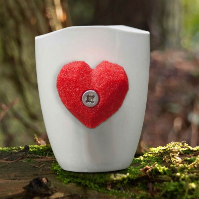 Heart Rock Climbing Camping Mug For Her Him