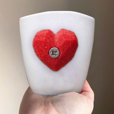 Heart Rock Climbing Camping Mug For Her Him
