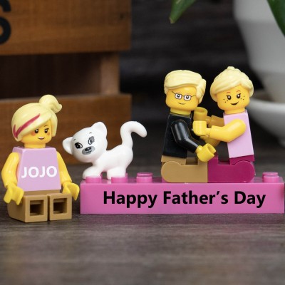 Personalised Tiny Name Figure For Father's Day Gift Ideas