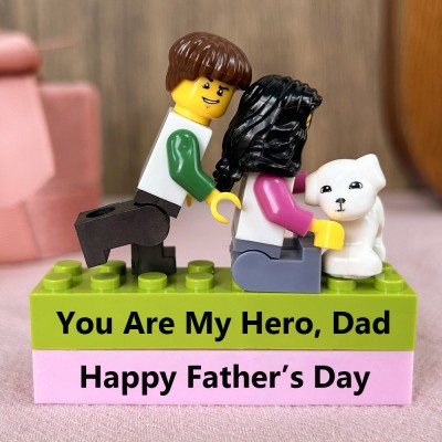 Personalised Tiny Name Figure For Father's Day Gift Ideas