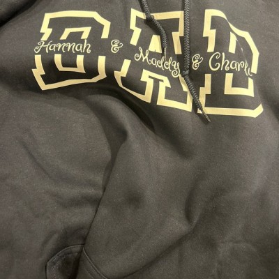 Custom Dad Sweatshirt Hoodie with Kids Names For Father's Day Gift Ideas