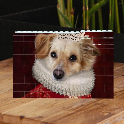Personalised Photo Block Puzzle Building Brick Family Keepsake Gift Ideas